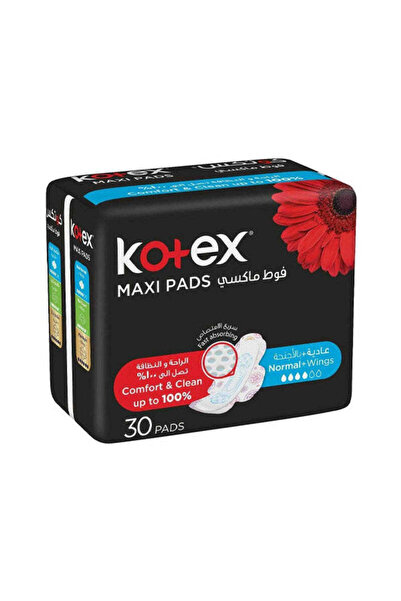 Kotex Sanitary Napkin Maxi Slim Normal + Wings 30 Pads