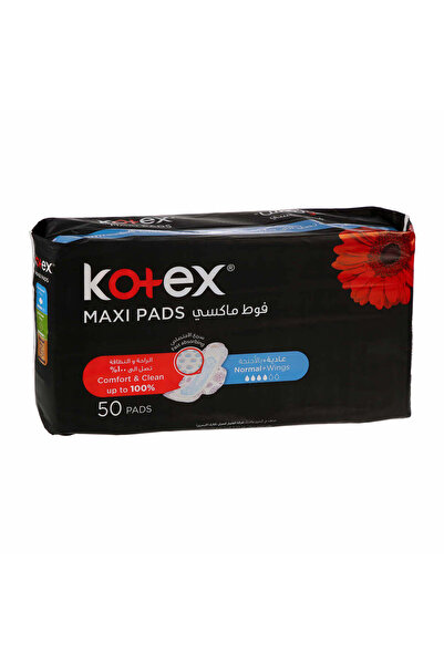 Kotex Sanitary Napkin Maxi Slim Normal + Wings 50 Pads