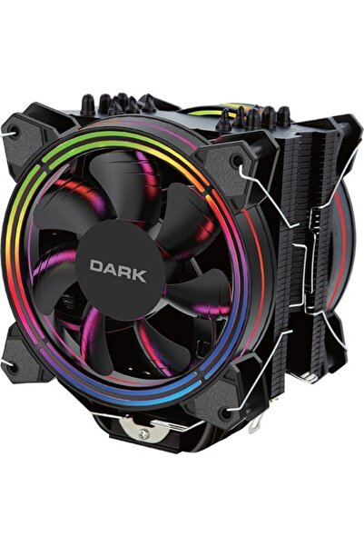 UNIVERSA مروحة معالج مزدوجة DRK-145 DARK FREEZER X128 DKCCX128 RGB مبردة باله...