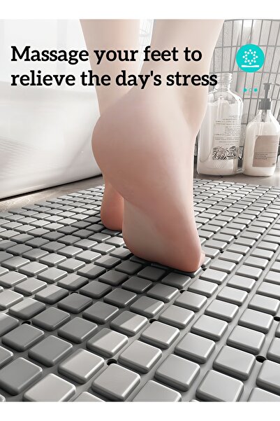 Generic Bath Mats Non-Slip Bath Mat, Shower Mat with Suction Cup Durable PVC Material Bath Mat