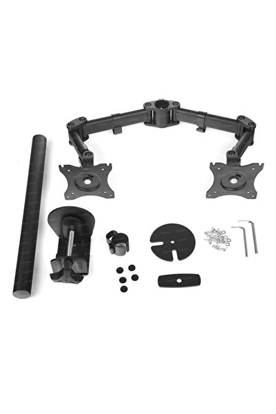 UNIVERSA DRK-517 DARK VM26 VM26 13-27" جهاز تعليق الشاشة المكتبية ذو الذراعين