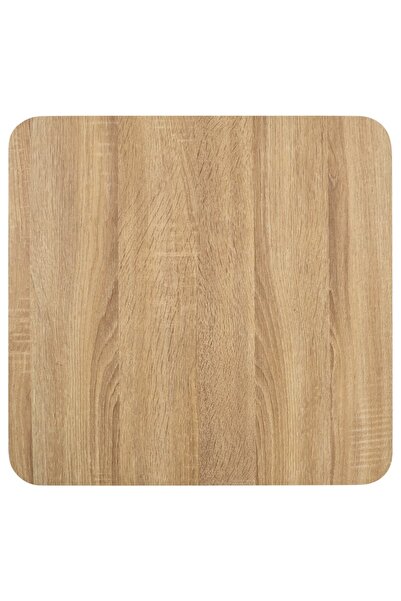 vidaxl Bistro Table Light Brown 50x50 cm MDF