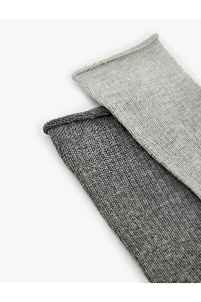 Koton 2'li Basic Çok Renkli Soket Çorap Seti