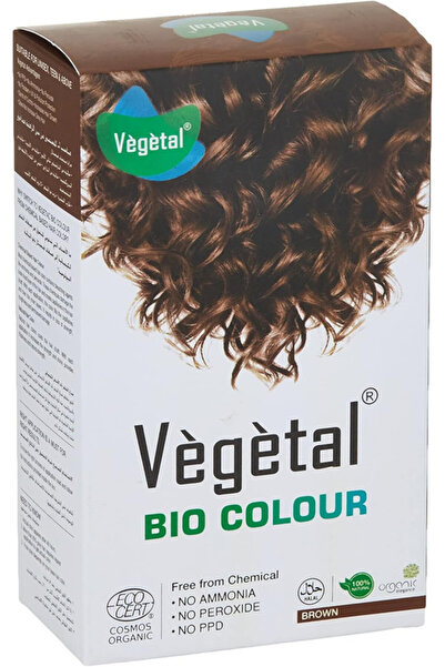 Vegetal صبغة شعر شبه دائمة من بايو كولور براون - 100 جرام