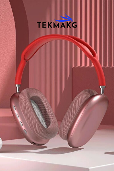 TEKMAKG Kablosuz Kulak Üstü Bluetooth Kulaklık Mikrofonlu iOS Android Uyumlu Yüksek Ses Kalitesi