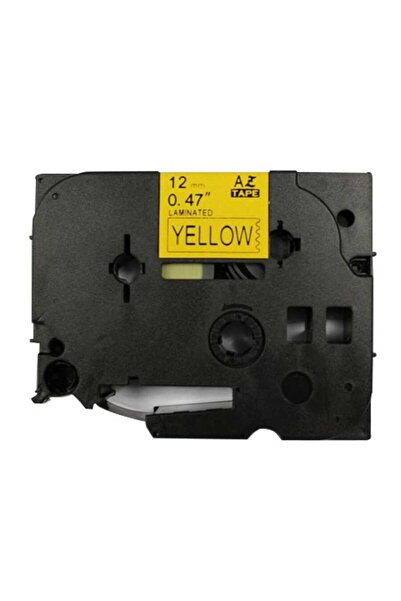 Brother P-Touch Tze-631 Compatible Yellow on Black Label 12mm X 8m