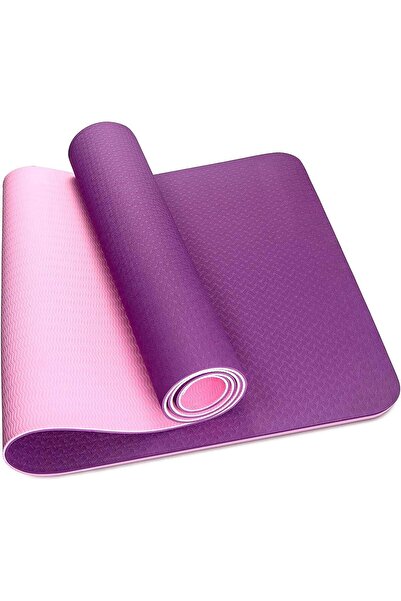 SKY LAND Non-Slip Yoga Mat EM-9304-P 6mm TPE for Yoga, Pilates, HIIT & Home Workouts Purple