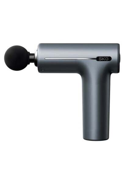 SKG مسدس تدليك F1 Pro - جهاز تدليك عميق للأنسجة بالقرع مع حرارة وتسكين للألم | رمادي