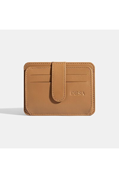 Desa Women's Mink Leather Card Holder