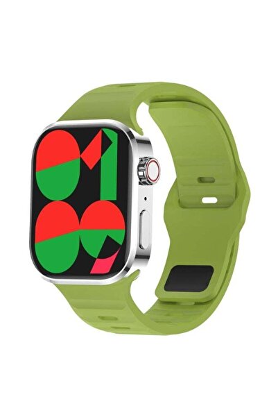 Volynix Green Bluetooth Smartwatch For Men Women Voice Call Sports Modes Health Monitor