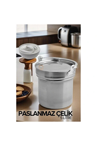 shopwave Yogurt Copper 5 Lt Stainless Steel