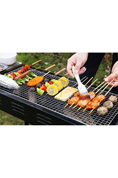 Generic Portable Large Capacity Foldable Japanese Charcoal BBQ Grill 62x26cm Stainless Steel