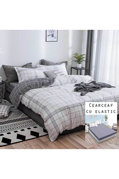 Patul Λευκά είδη, Σατέν Βαμβάκι, Θείο, 2 άτομα, Διπλό κρεβάτι, 4 τεμάχια, Εντ...