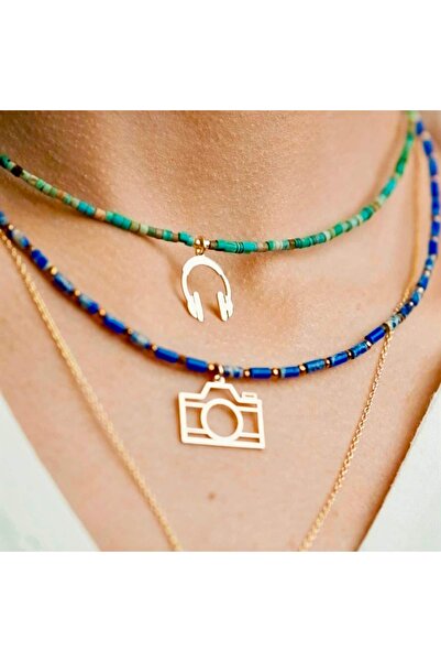 Ioana Preda Good Vibes gold-plated silver necklace with stones