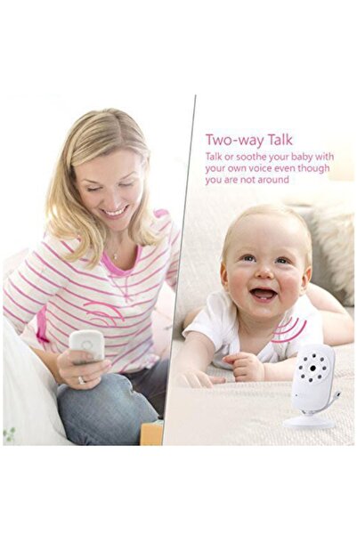 SMARTIC Baby Monitor WiFi SMARTIC, Video 360°, AI Night Vision, VOX, Ecran HD 5", Bidirectional, raza 300m