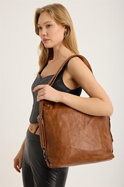 HomeStore Geantă cu bază ovală și spate plat