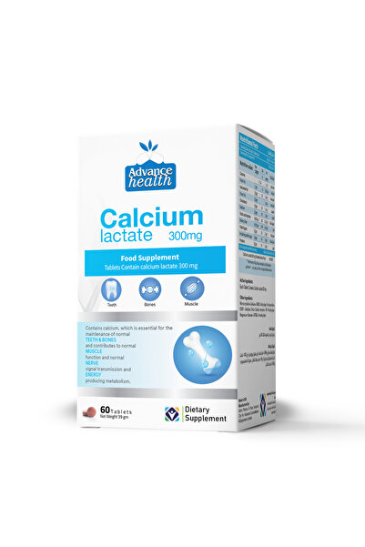 Advanced Health Advance Health Calcium Lactate 300 mg – 60 Tablets