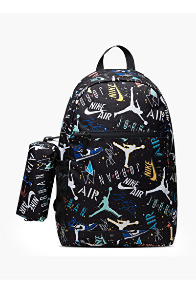 Nike Jordan Air School Backpack for Kids 8-13 Years with Pencil Case - H 33 x...