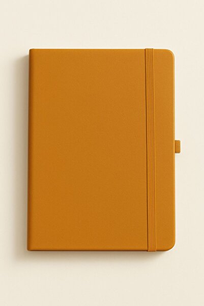 Sistem Label 13 X 21 Termo Deri Çizgili Tarihsiz Ajanda Lastikli Defter 96 Ya...