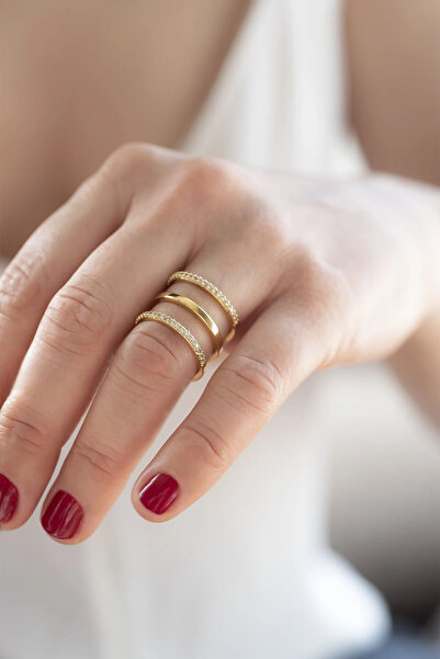 Atelier Petites Pierres DIAMOND CIRCLES - Halka Yüzük