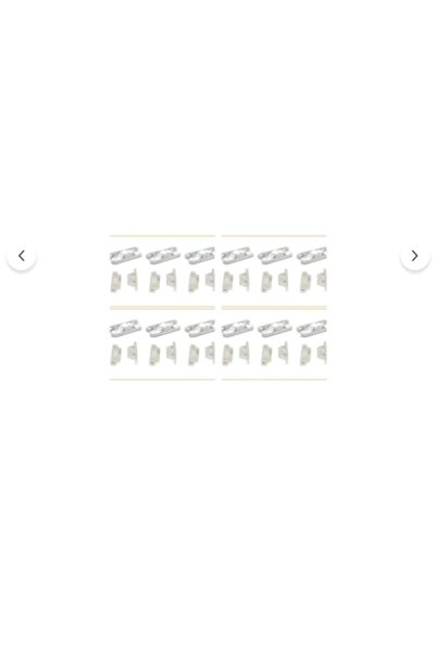 Günalp Pvc Aksesuar قفل نافذة باب من البي في سي باللون الأبيض