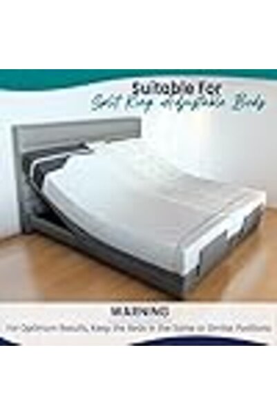 COOYA Wide Bed Bridge Twin to King Converter Kit - Split King Gap Filler for Adjustable Bed