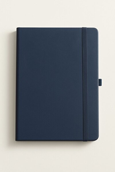 Sistem Label 13 X 21 Termo Deri Çizgili Tarihsiz Ajanda Lastikli Defter 96 Ya...