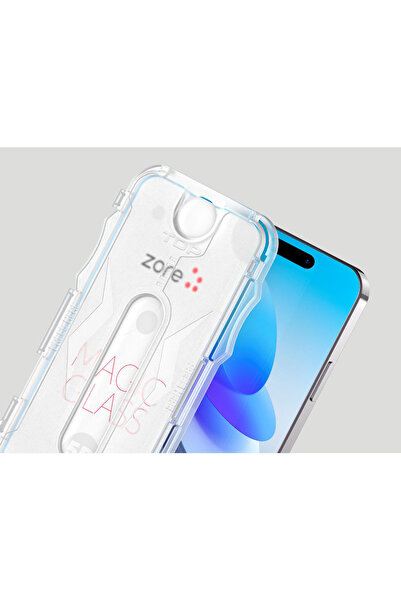 Lopard iPhone 15 Pro Max Easy Application Apparatus Included 5D Magic Glass Tempered Glass Screen Protector