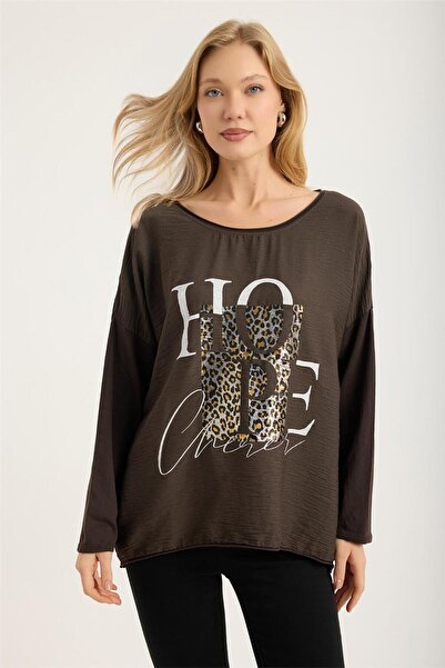 HomeStore Блузка з блискітками «Леопард» *Hope*