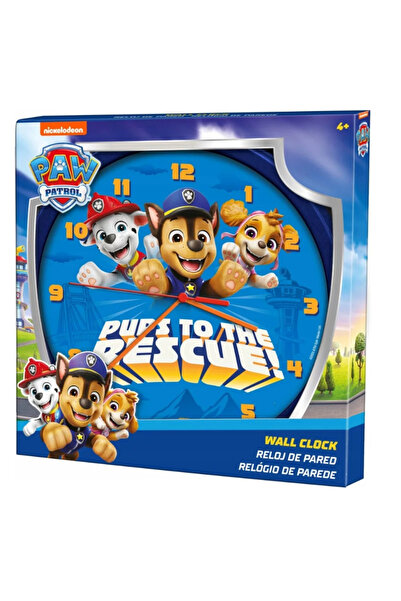 PAW PATROL Children's wall clock - Rescue Pups, Ø25 cm, 312 g (official Paw Patrol®)