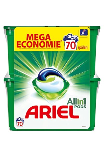 Ariel Capsule de detergent de rufe All in One PODS Mountain Spring, 70 de spă...