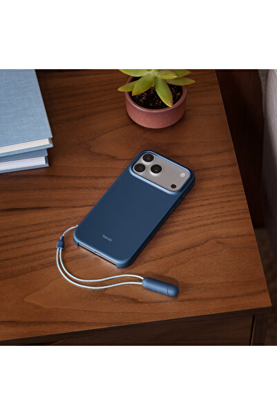 Apple MagSafe ve Kamera Denetimi Beats iPhone 17 Pro Max Kickstand Kılıfı - Ana Kaya Mavisi