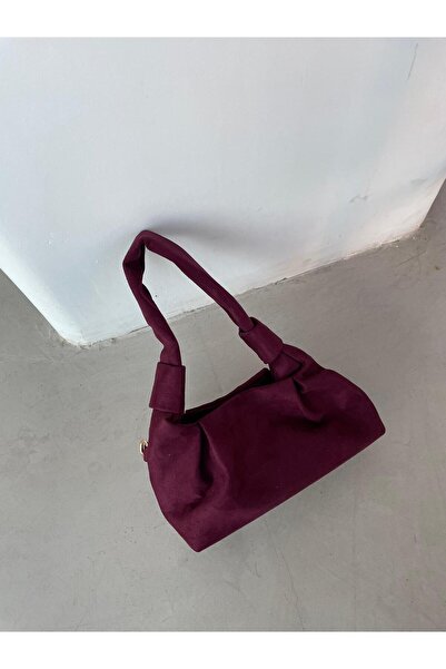 Senza Vedere Geantă crossbody Elise din piele întoarsă cu curea tip lanț