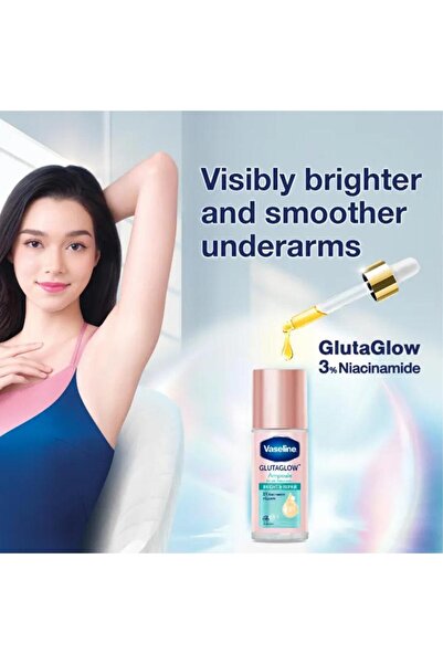 Vaseline Gluta Glow Bright & Repair Roll-On Deodorant Serum - 45 ml