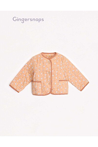 Gingersnaps Girls Printed Button-Front Jacket