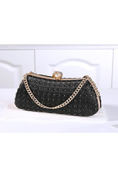 Amigo Women's glittery embellished handbags with shoulder chain, sparkly evening bags for parties