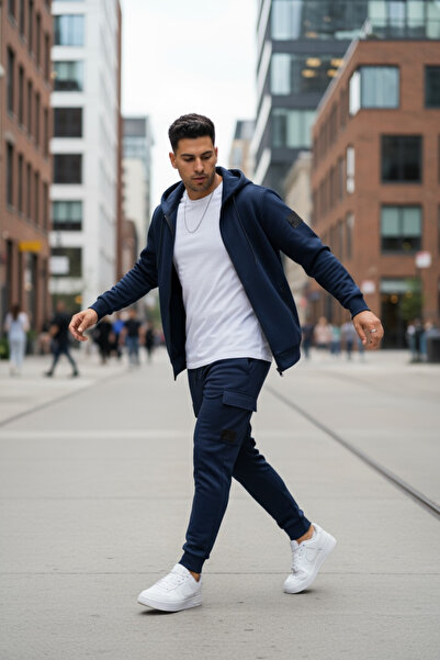 dehaine Men's tracksuit, sweatshirt + pants, Silon, 5047