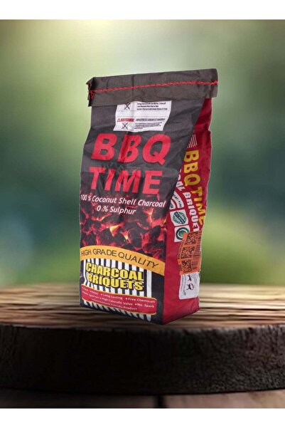 Bbq Time Premium Charcoal Briquettes Coconut Shell Charcoal for Barbecue & Gr...