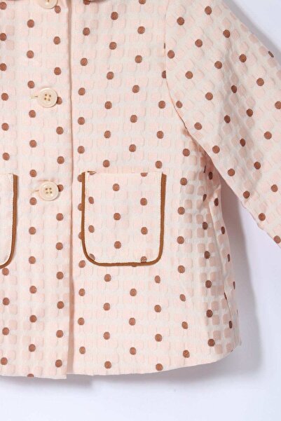 Gingersnaps Girls Polka Dot Long-Sleeve Jacket