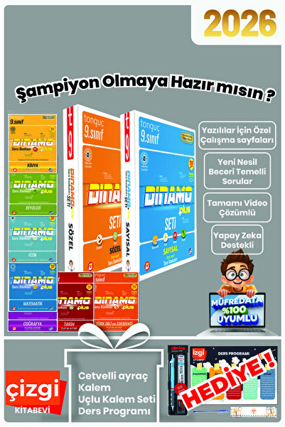 Tonguç Yayınları 9.Sınıf Dinamo Sayısal-Sözel Set