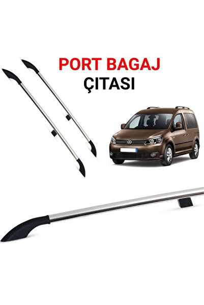 TUNAX OTO Caddy Uzun Şase Portbagaj Tavan Çitası Gri 2011 2012 2013 2014 2015...