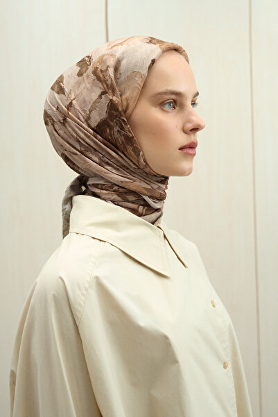 cs camellia scarf Aura Kashmere Scarf - Beige