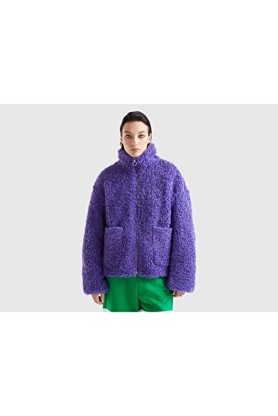 United Colors of Benetton سترة من الفرو الصناعي