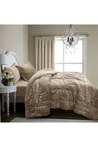 sadir Linda Luxury Velvet Winter Duvet Set, Single and a Half, 4 Pieces