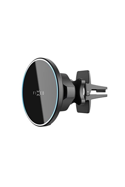 FIXED Suport auto pentru telefon cu încărcare wireless de 15W, compatibil cu MagRoad, MagSafe PrinConnecteaza, negru