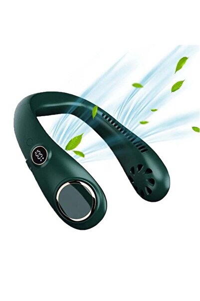 X SPRING مروحة محمولة بدون شفرات، تُثبّت على الرقبة، للاستخدام في التخييم والمشي لمسافات طويلة والرياضة وتبريد المكاتب.