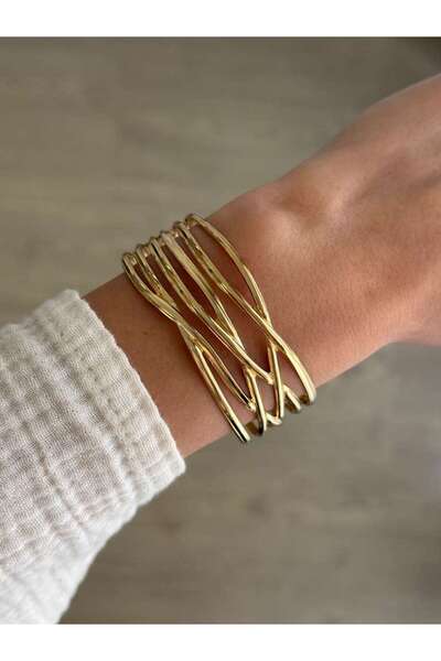 İREM YILDIZ Zarif Gold Kelepçe