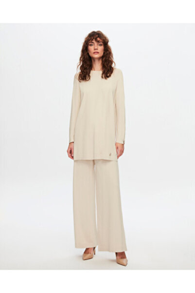 MISS DALIDA T24Y-6001 Basic Uzun Kollu Triko Tunik 1024-NİLE