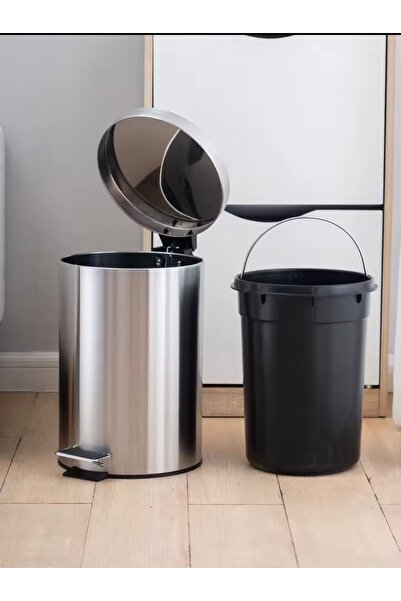 cc bin shihon Stylish and practical 8-liter pedal-operated waste bin