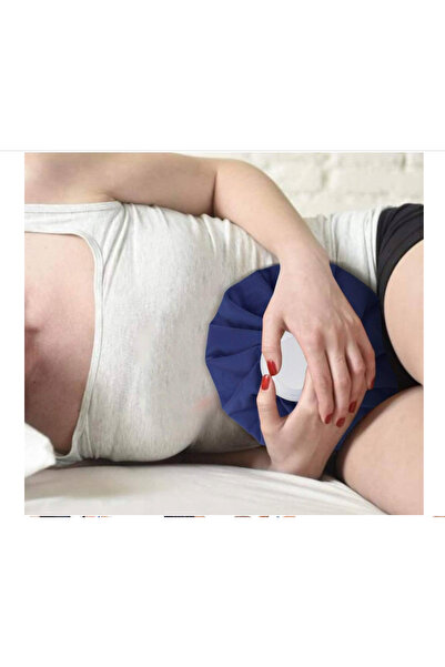 zola Geantă medicală pentru comprese cu gheață/căldură, impermeabilă și reutilizabilă, albastră, capacitate 450 ml